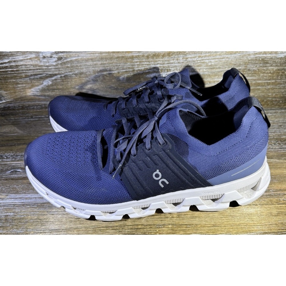 On Cloud Cloudswift 3 Denim Midnight Navy Blue Running Shoes Men's Size 13 EUC - Picture 2 of 8